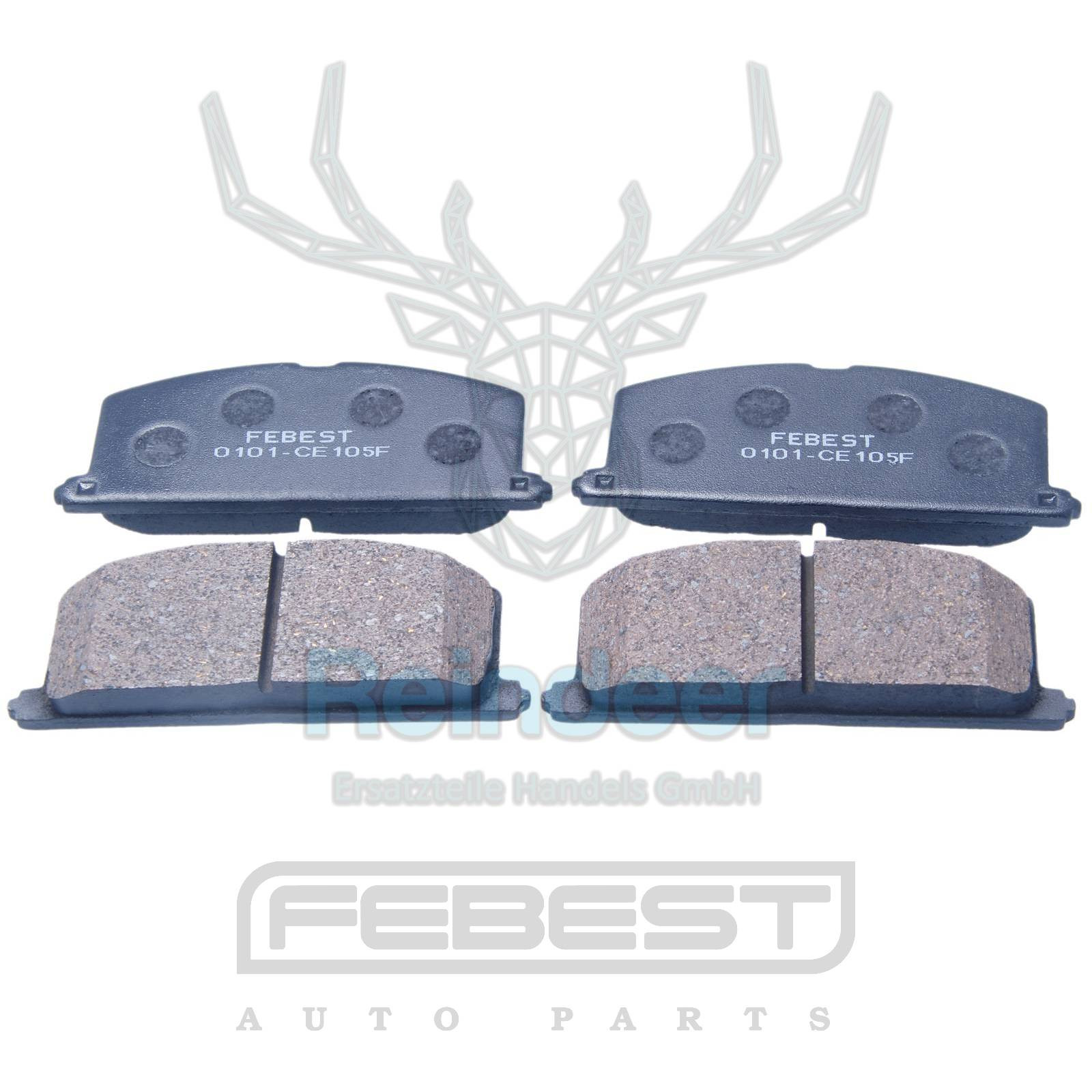 Bremsbeläge vorne passend für TOYOTA OE: 04491-12301