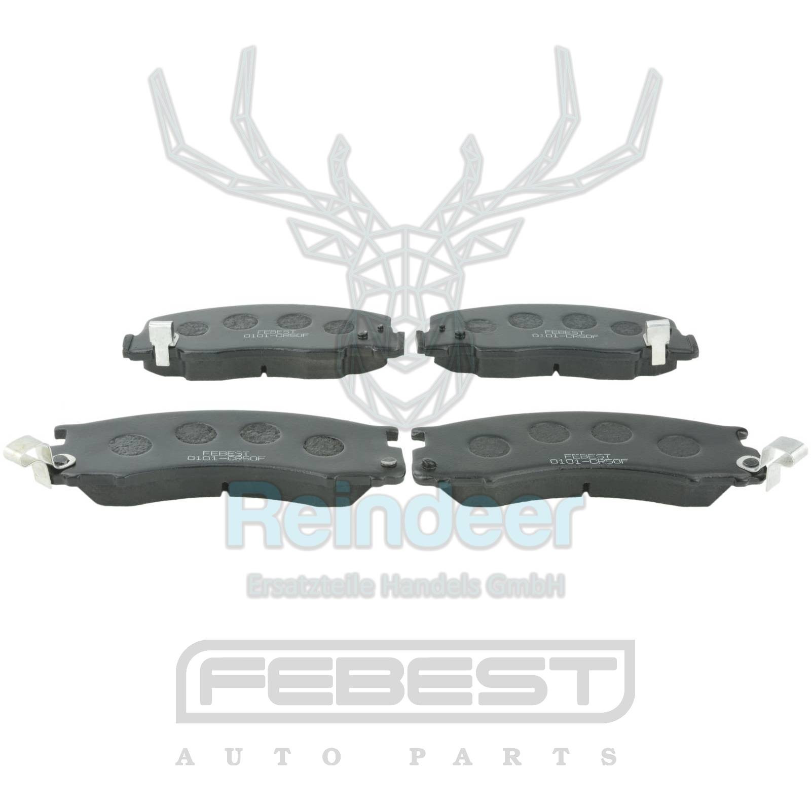 Bremsbeläge vorne passend für DAIHATSU OE: 04465-28360, 04465-28360