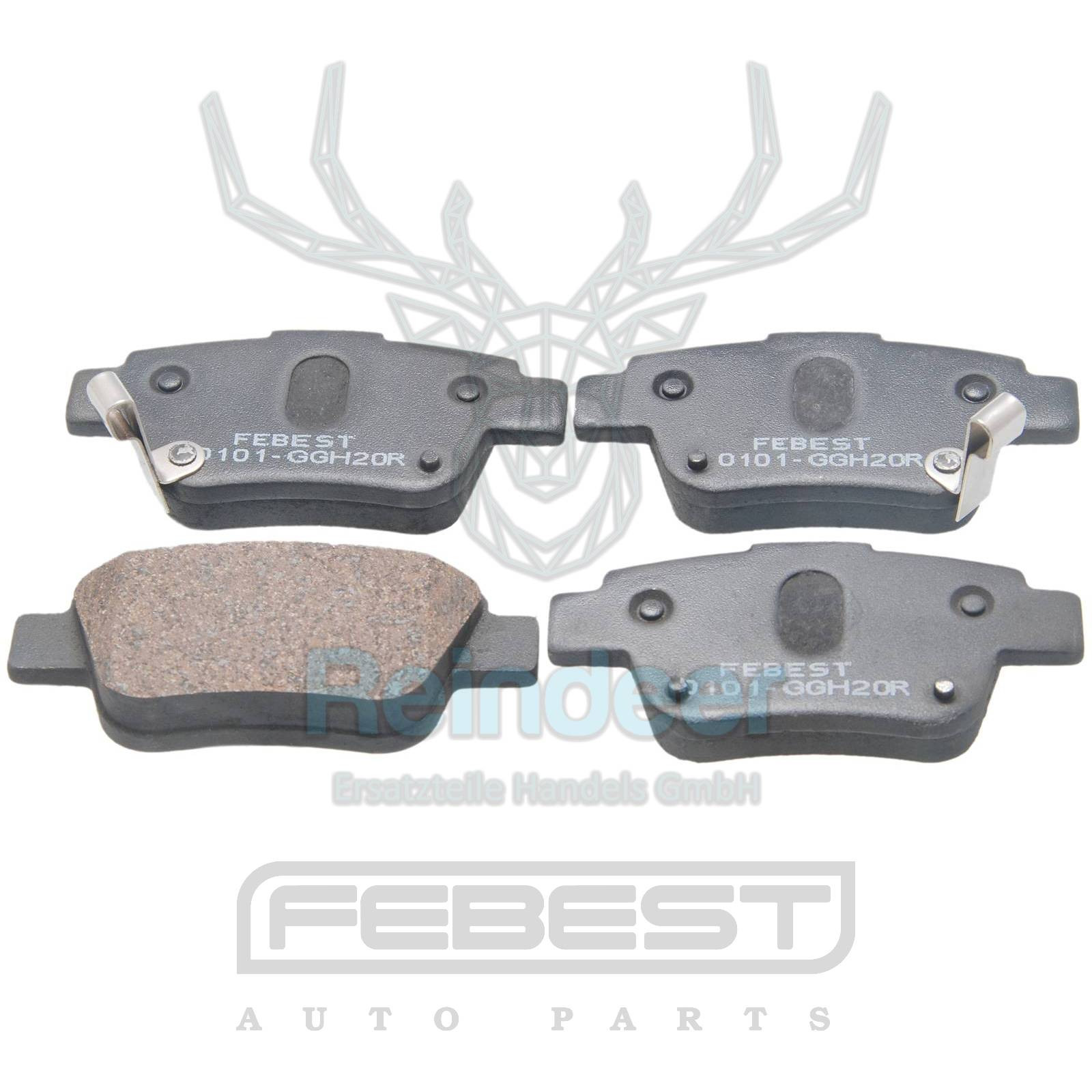 Bremsbeläge hinten passend für TOYOTA OE: 04466-58010