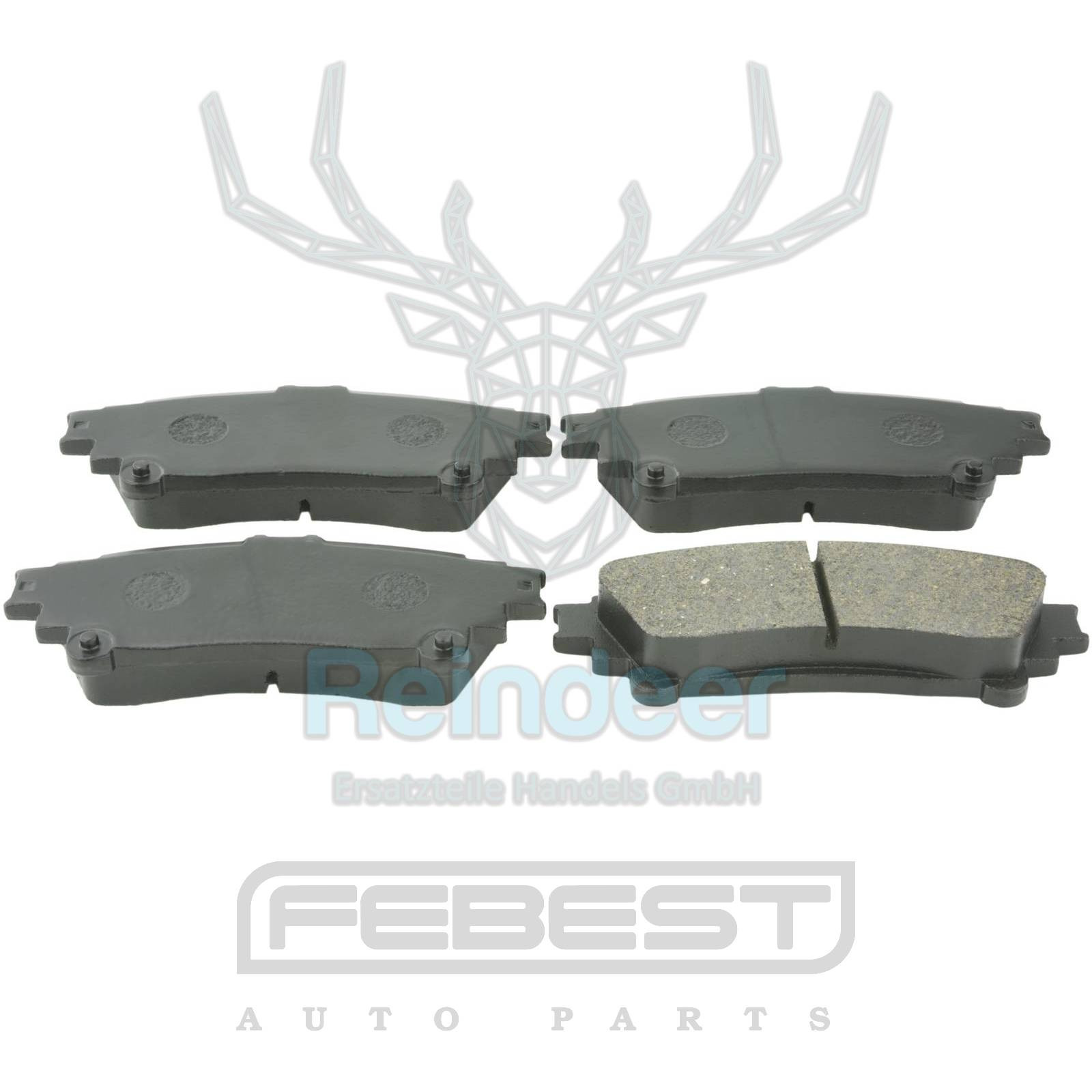Bremsbeläge hinten passend für TOYOTA OE: 04466-48140