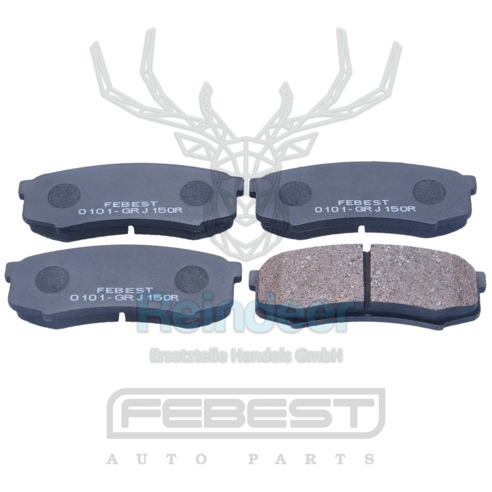 Bremsbeläge hinten passend für MITSUBISHI OE: 4605A458, 04466-60040