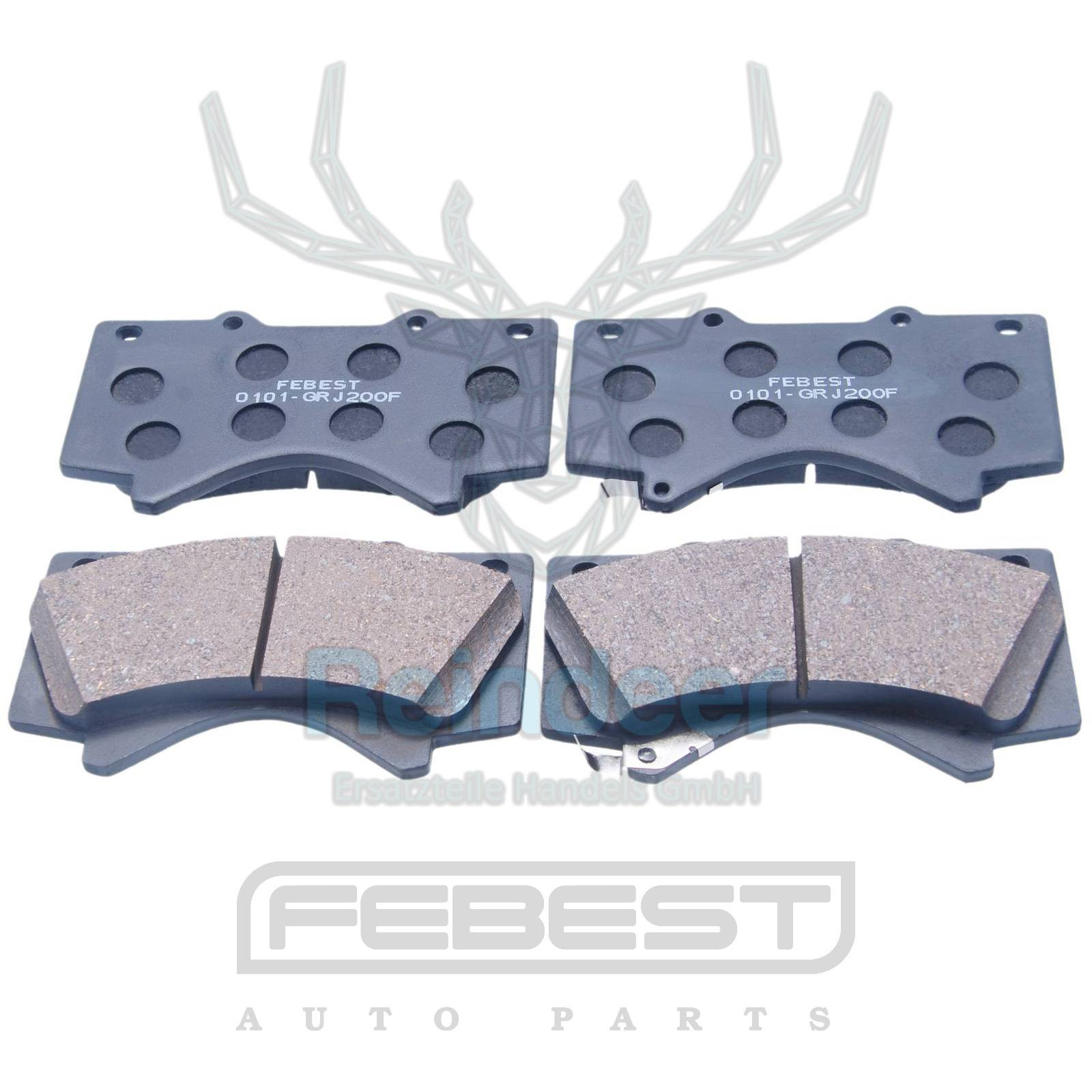 Bremsbeläge vorne passend für TOYOTA OE: 04465-60280