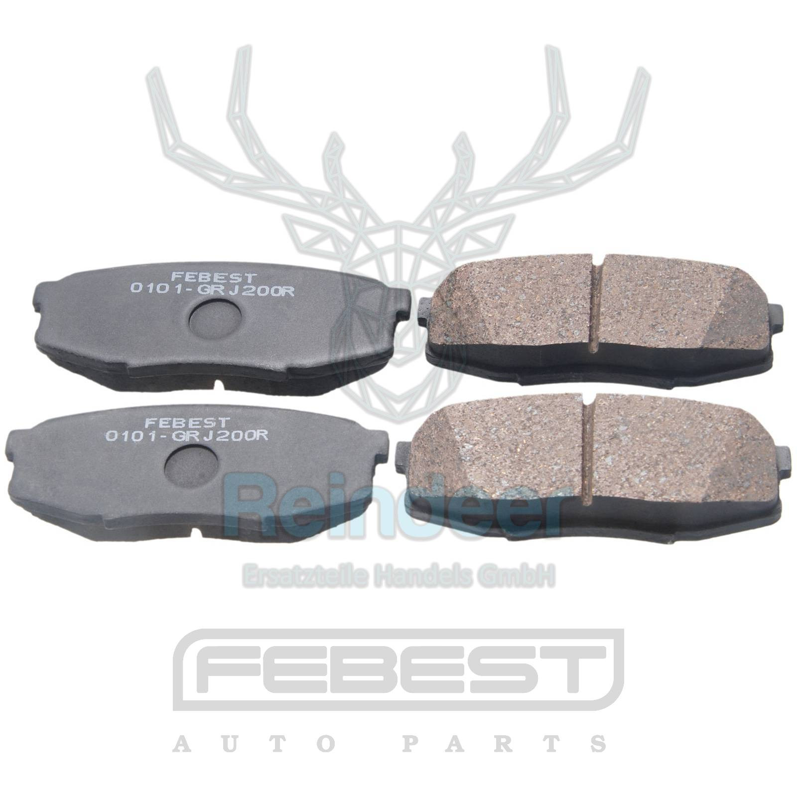 Bremsbeläge hinten passend für TOYOTA OE: 04466-0C010
