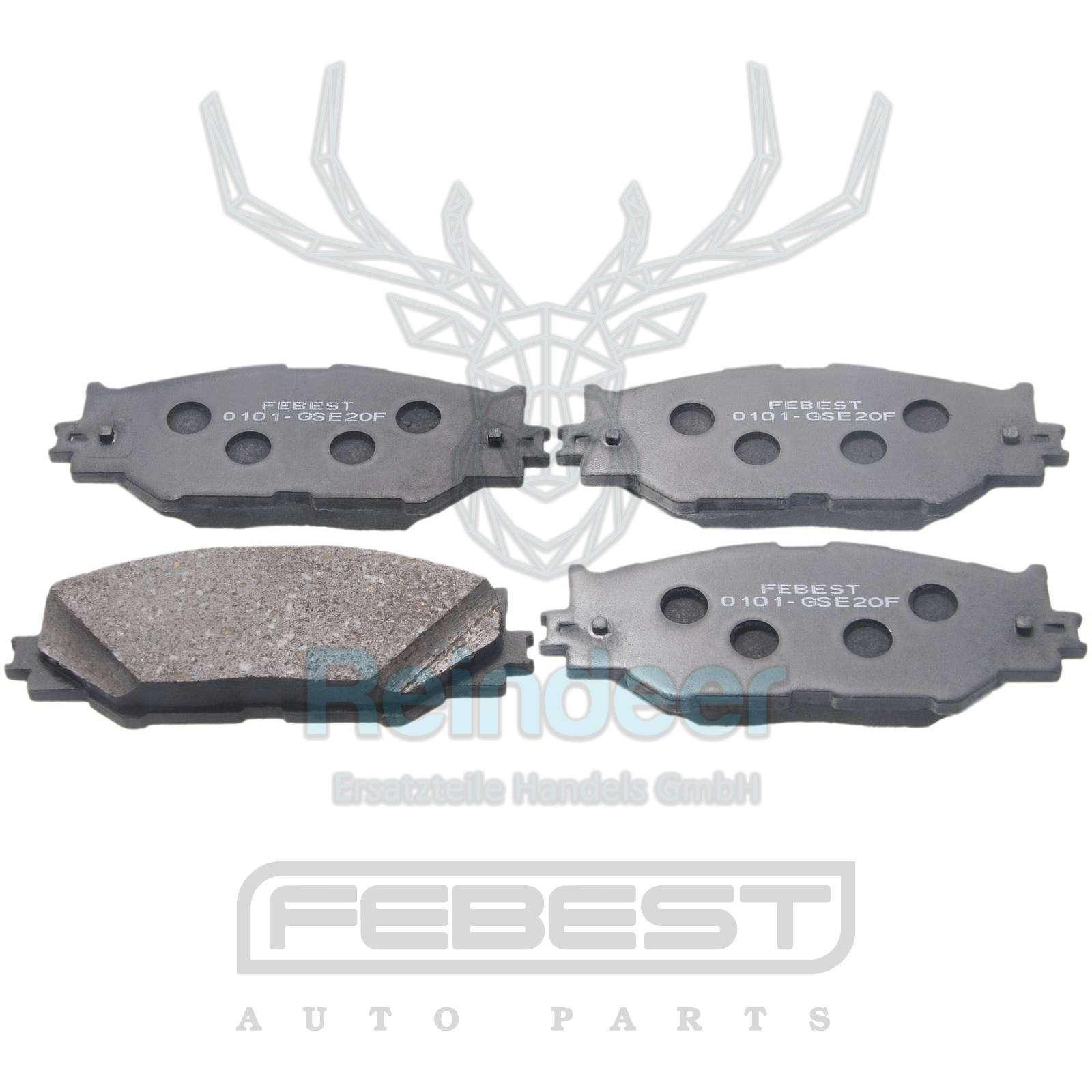 Bremsbeläge vorne passend für TOYOTA OE: 04465-53040