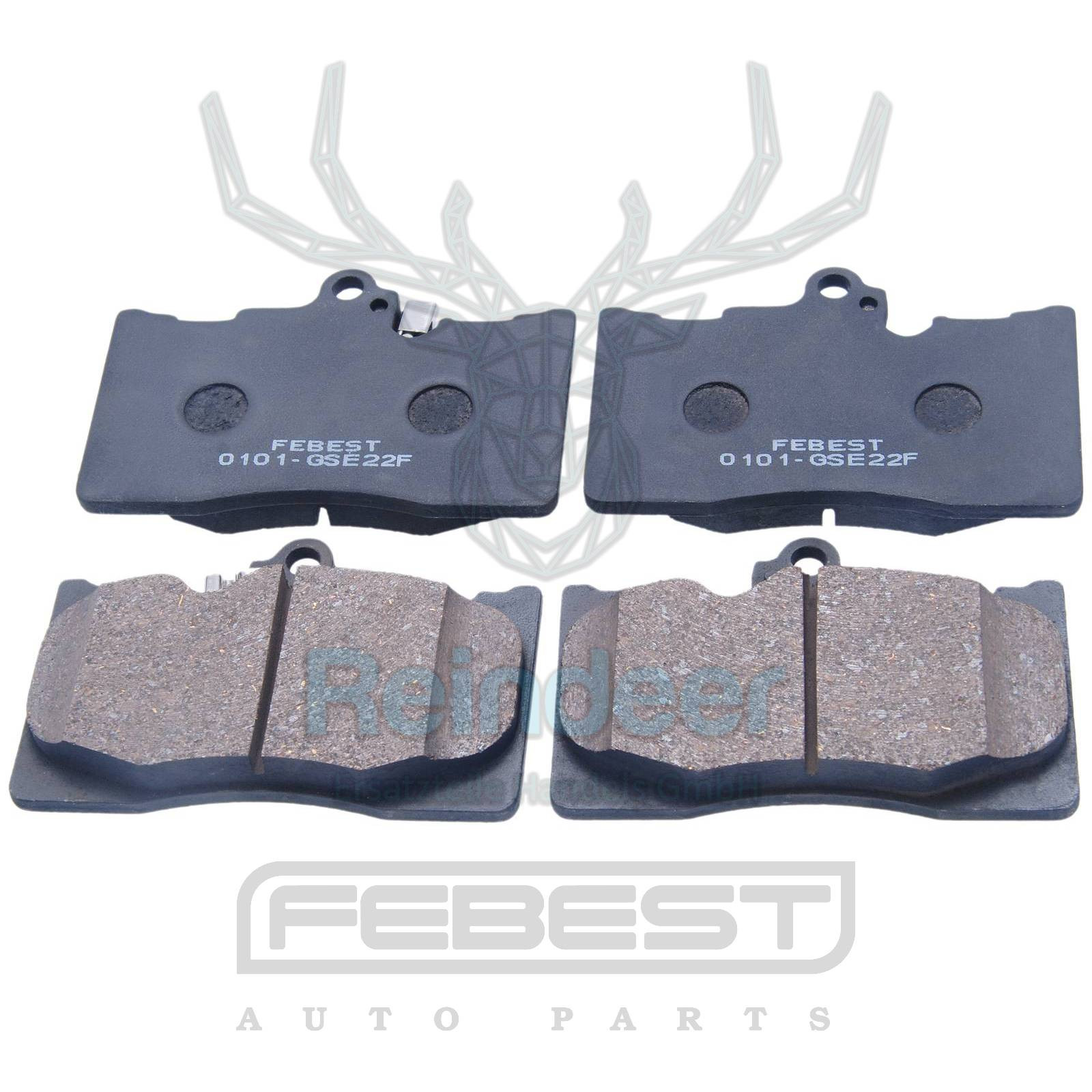 Bremsbeläge vorne passend für TOYOTA OE: 04465-30410