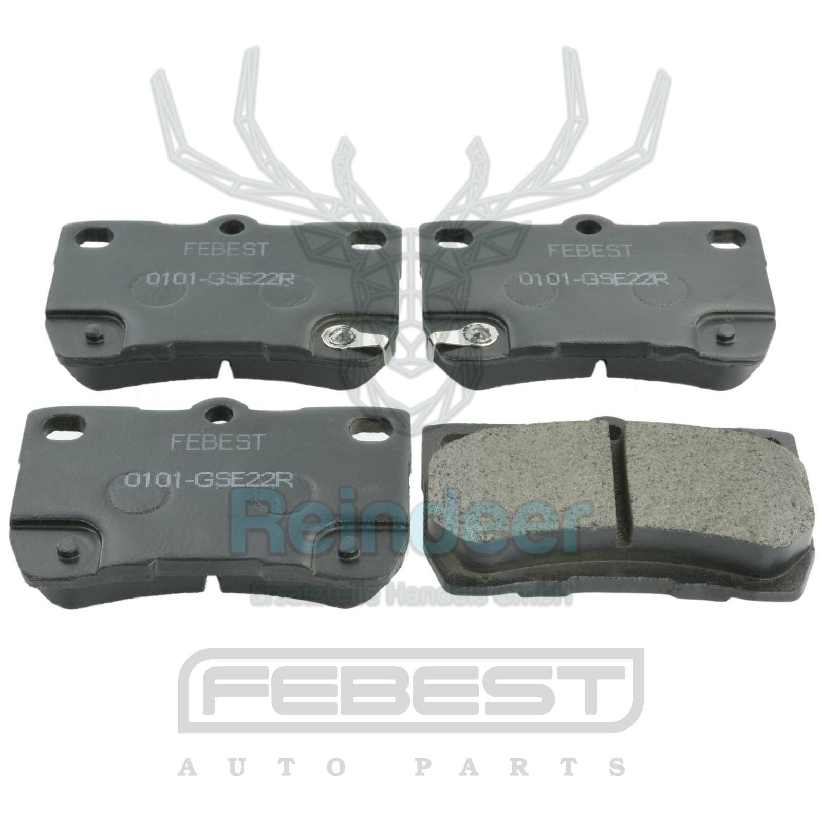 Bremsbeläge hinten passend für TOYOTA OE: 04466-22190