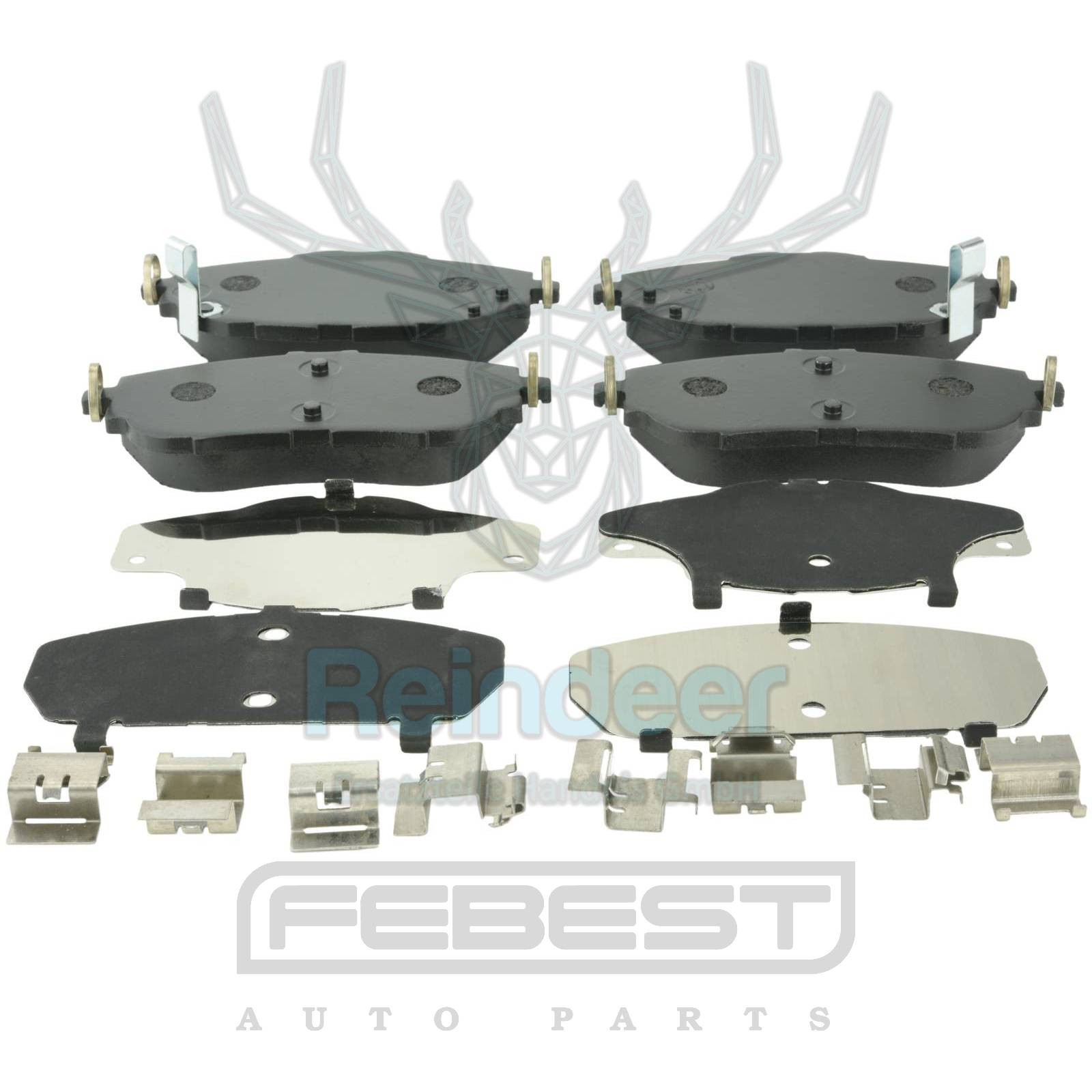 Bremsbeläge vorne - reparatursatz passend für TOYOTA OE: 04465-02390