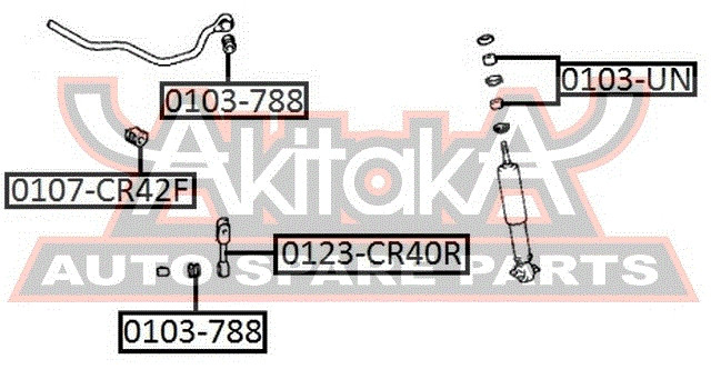 Stabilager Vorne Asva-0107-cr42f