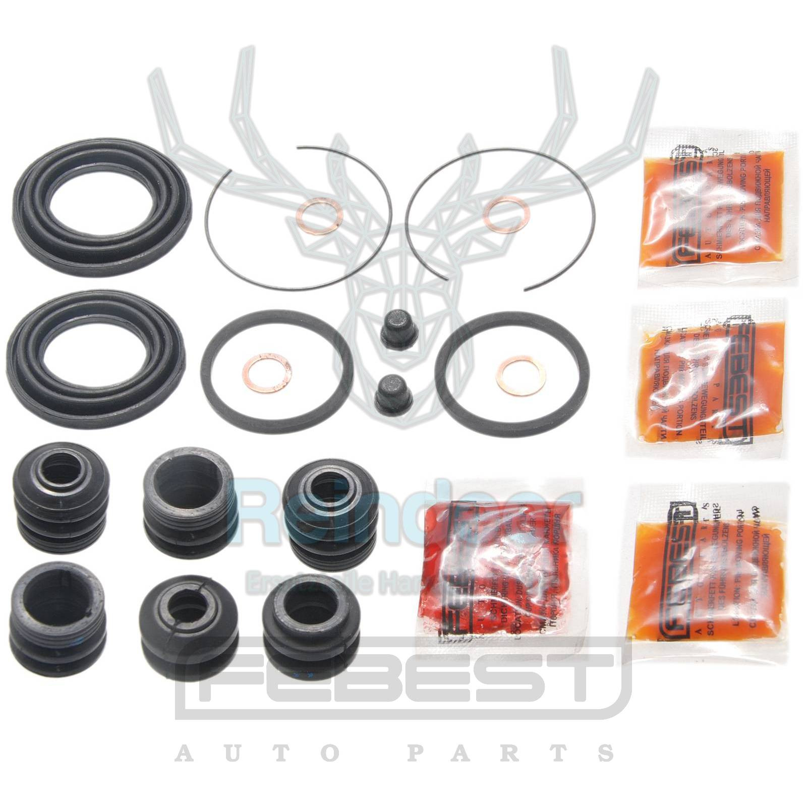 Bremssattel hinten, reparatursatz passend für DAIHATSU OE: 04479-33041, 04479-33040