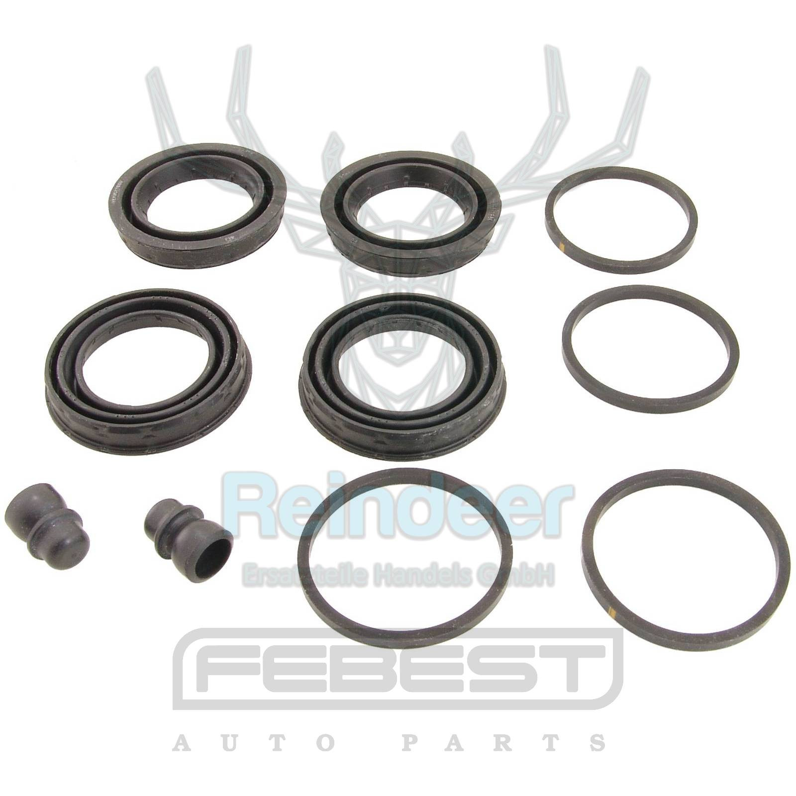 REPARATURSATZ; BREMSSATTEL passend für NISSAN ARMADA/TITAN 03-15, INFINITI QX56 03- /HINTEN/