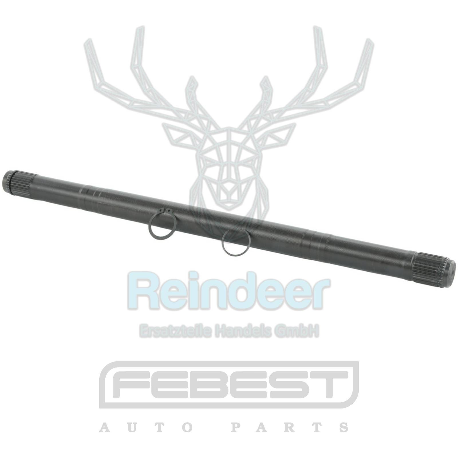 ACHSWELLE MIT ZWISCHENLAGER passend für HONDA CR-V RD1/2 97-01 ODYSSEY II 99-03 /LINKS/