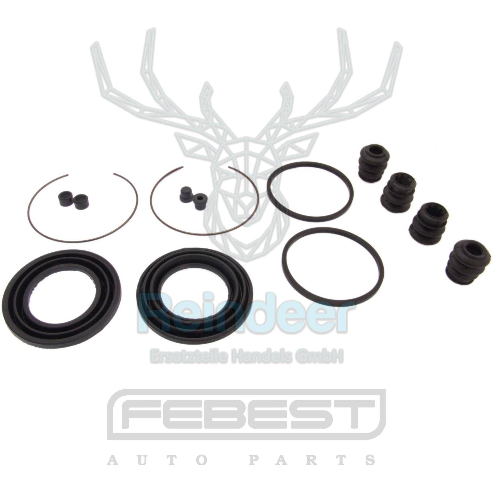 REPARATURSATZ; BREMSSATTEL passend für MITSUBISHI LANCER CS 03-09, GALANT 96-03, ECLIPSE 99-05 /VORN/