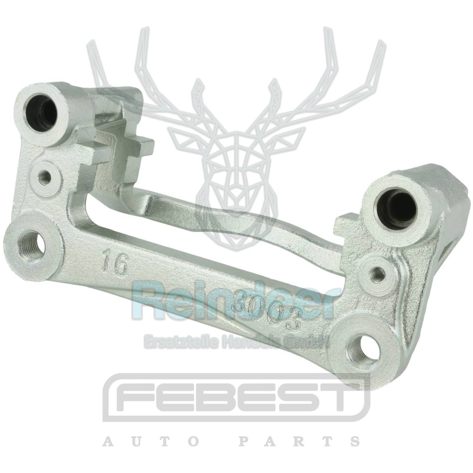 HALTER FÜR BREMSSATTEL, BREMSSATTEL passend für MITSUBISHI PAJERO 91-04, SPACE GEAR / L400 94-06 /HINTEN, L/R/