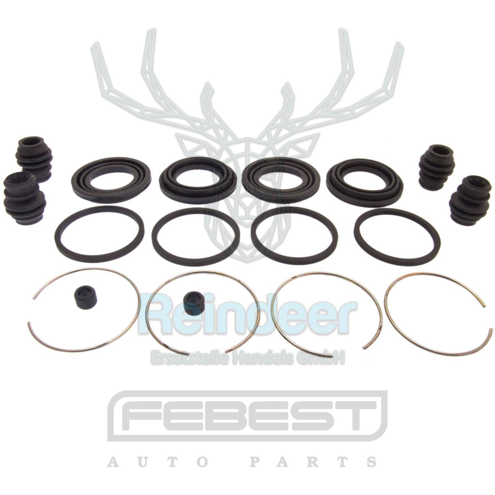 REPARATURSATZ; BREMSSATTEL passend für SUBARU LEGACY -03, IMPREZA -02, FORESTER -02 /VORN/