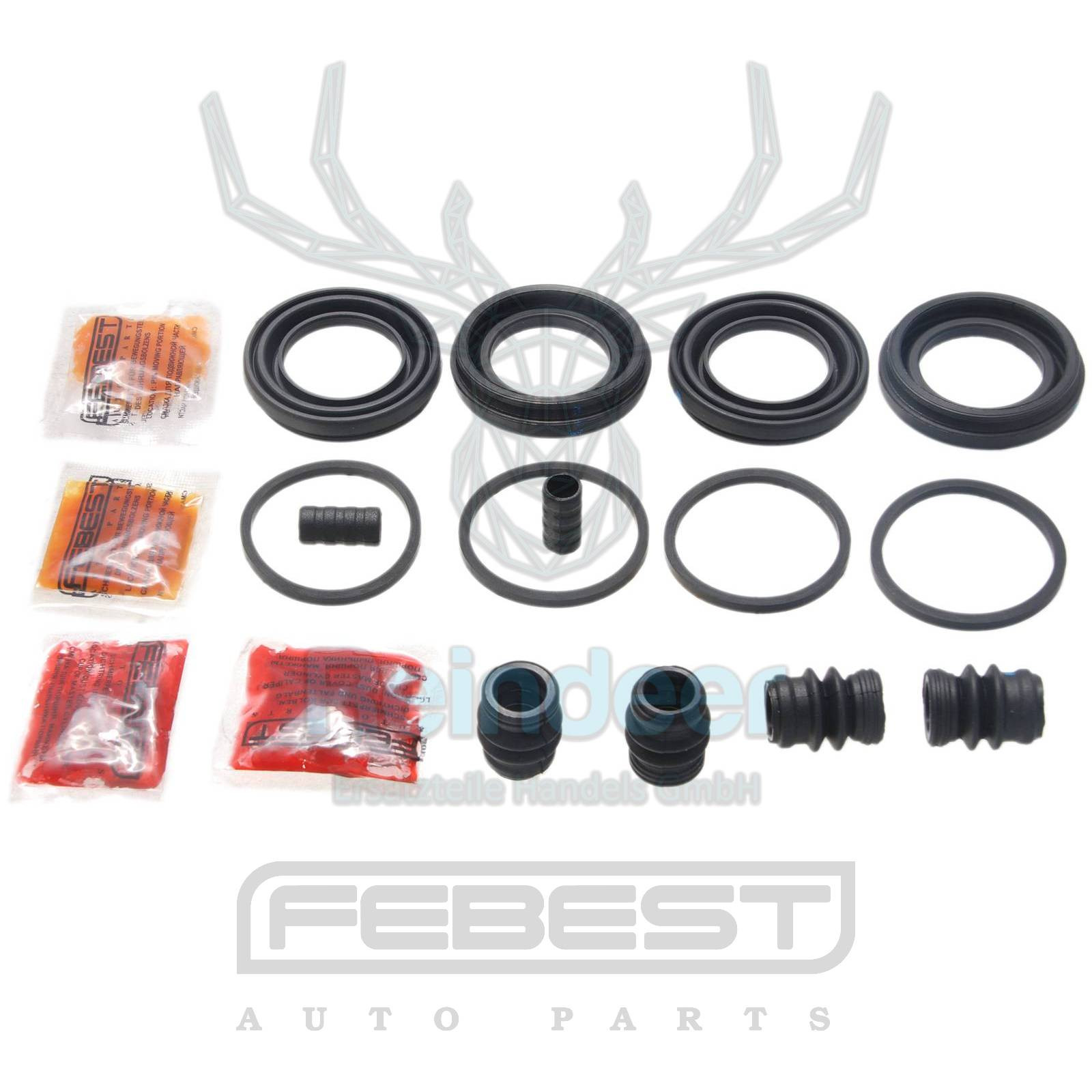 REPARATURSATZ; BREMSSATTEL passend für SUBARU LEGACY 03-, IMPREZA 02-, FORESTER 02-, TRIBECA 04- /VORN/