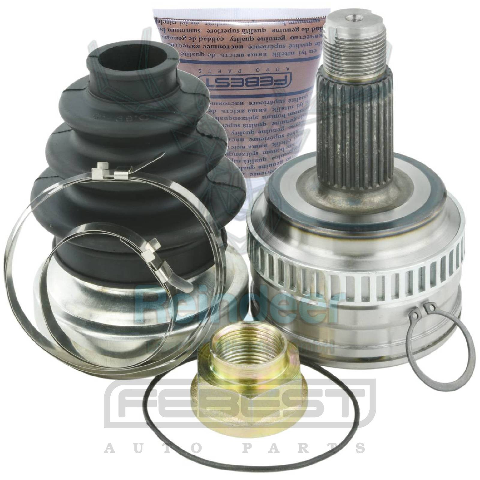 GELENKSATZ, ANTRIEBSWELLE/ AUßEN passend für BMW 3 E9# 04-13, 1 E8# 03-11 /HINTEN/