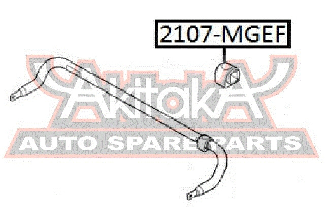 Stabilager Vorne Asva-2107-mgef