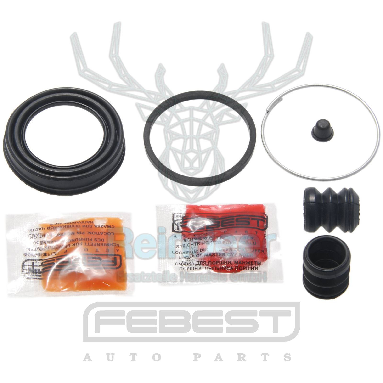 REPARATURSATZ; BREMSSATTEL passend für DACIA LOGAN 05-13, SANDERO 08-15, RENAULT MEGANE 96-03, CLIO 90-05, TWINGO 93-08, FIAT DUCATO 94-02, PEUGEOT BOXER 94-02 /VORN/