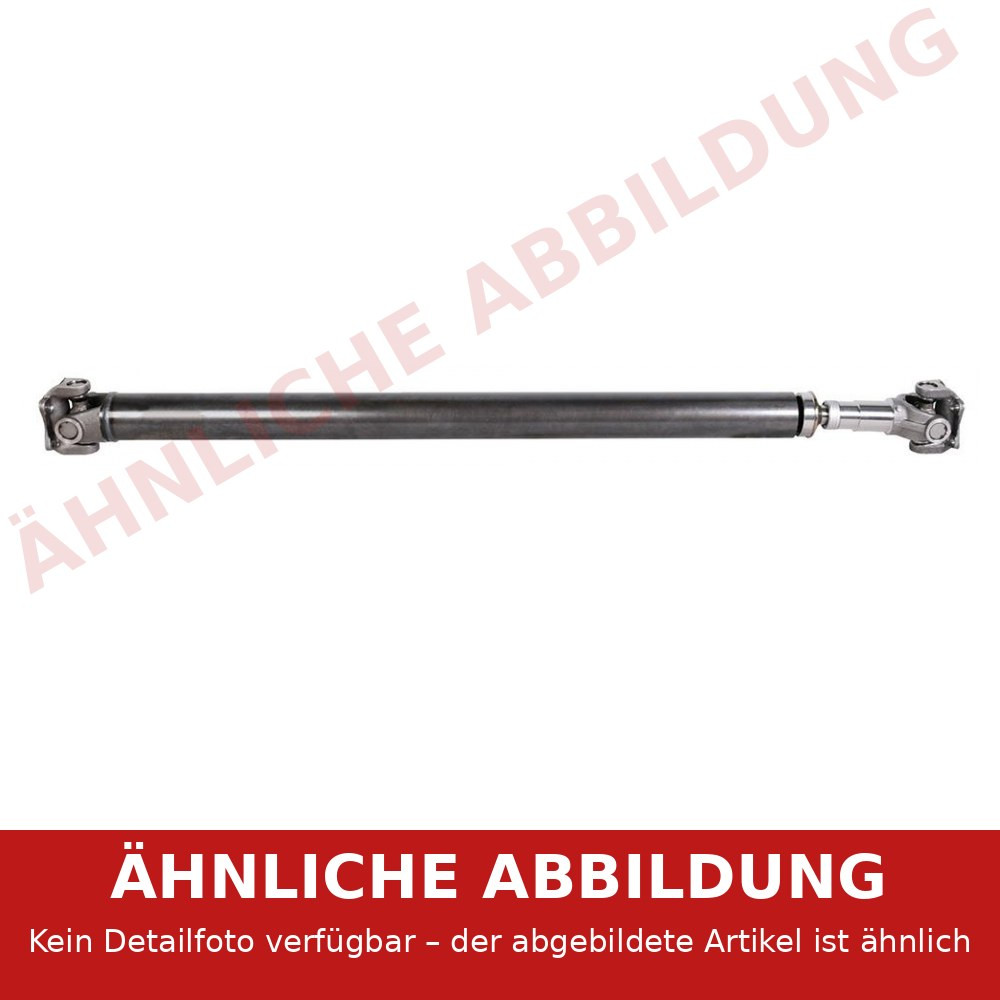 KARDANWELLE 30,2 x 106,3 mm, nicht verschlissen an der Gleitgelenkseite, L = 2000 mm, 2x Flansch 120 mm, SAE 69,9 mm, 4x 11 mm