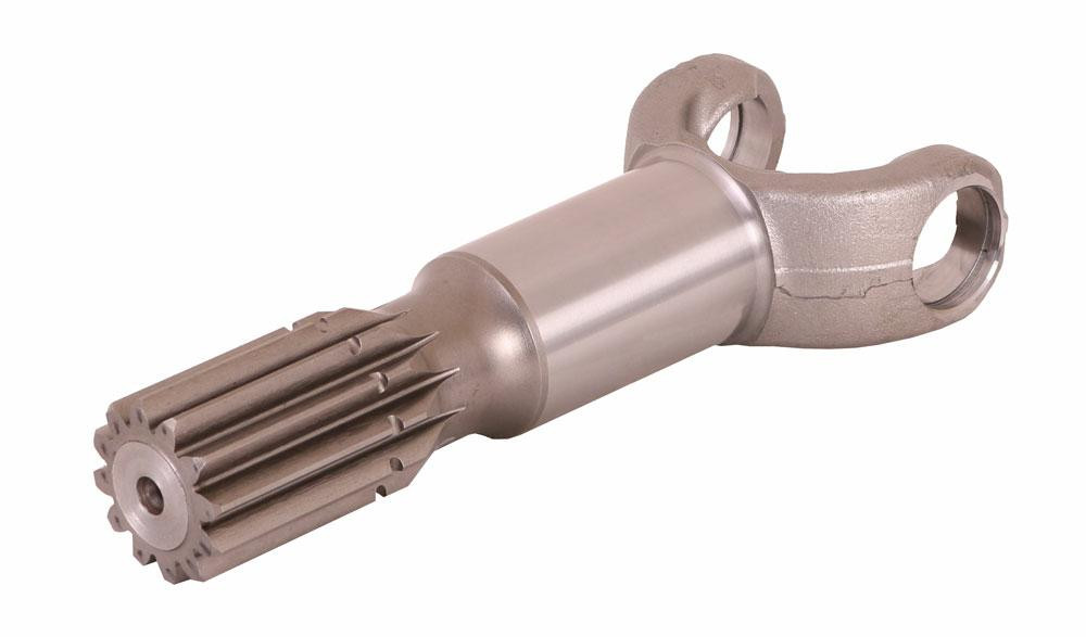 Antriebswelle vorne 30,2 x 81,8 L=208 mm, 12 Schneiden 44 mm, Radius 44,9 mm