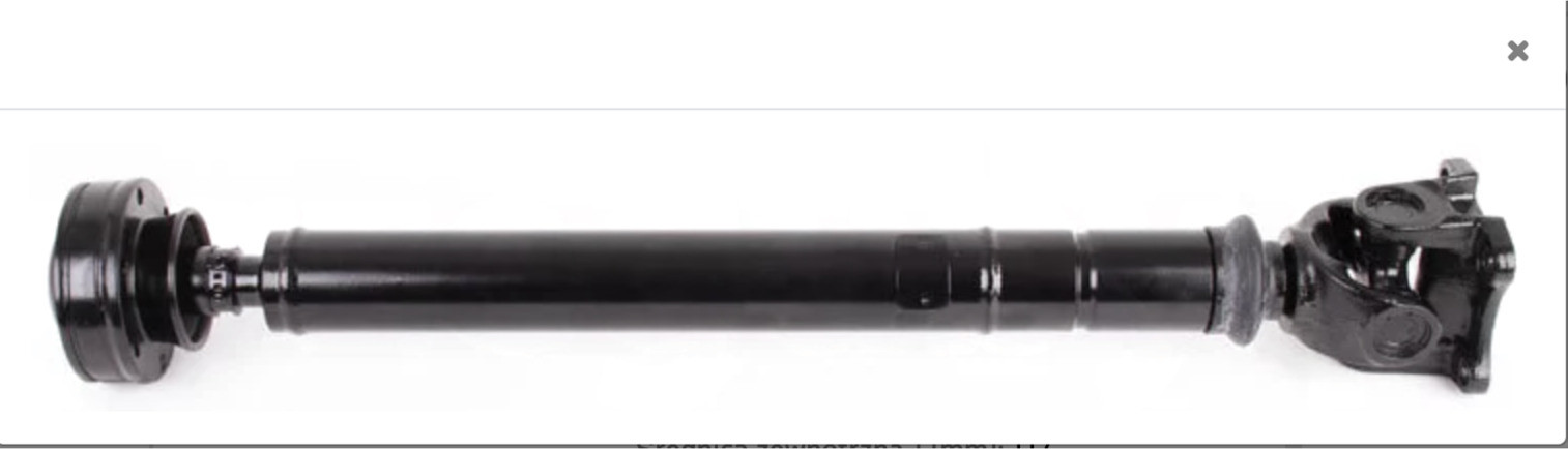 Vordere Antriebswelle passend für DODGE Durango, Dakota 01-06 Vorne, L=665mm, Verbindung 100mm, SAE 65mm 52105981AC HCDD OE z.Vergl.: 52105981AC