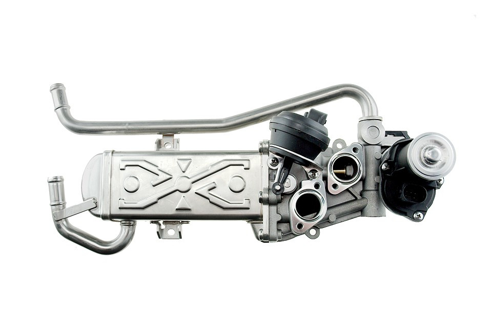 AGR VENTIL ABGASRÜCKFÜHRUNG passend für AUDI A1 1.6TDI 2011-,SEAT IBIZA 1.6TDI 2009-,SKODA FABIA 1.6TDI 2010-,VW POLO 1.6TDI 2009-/MIT ABGASKÜHLER/