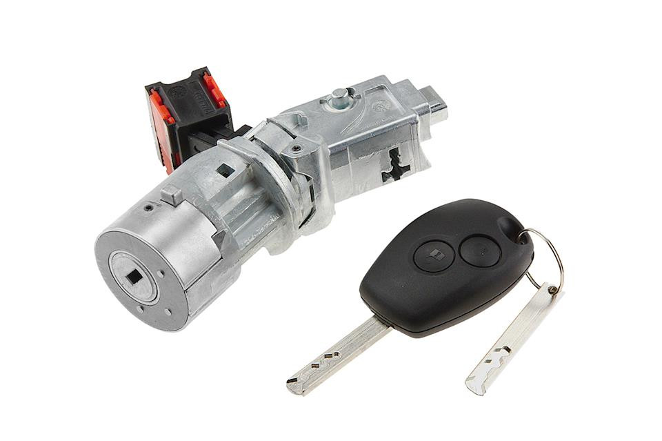 ZÜNDSCHLOSS ZÜNDSCHALTER passend für RENAULT CLIO III -2012,KANGOO III -2012,MODUS -2008,MASTER 2010-,OPEL MOVANO 2010-/JEDEN KLUCZYK+GROT KLUCZYKA W KOMPLECIE/