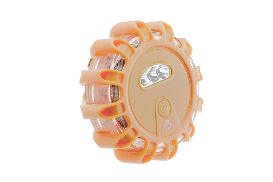 WARNLICHT LED passend für LAMPA OSTRZEGAWCZA 12LED+3LED 3XAAA/KOLOR ŚWIATŁA-POMARAŃCZOWY/