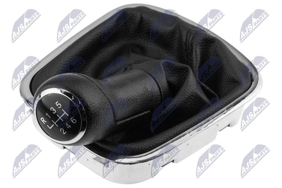 SCHALTKNAUF + SCHALTHEBEL passend für VW POLO 2009-/6 GÄNGE/