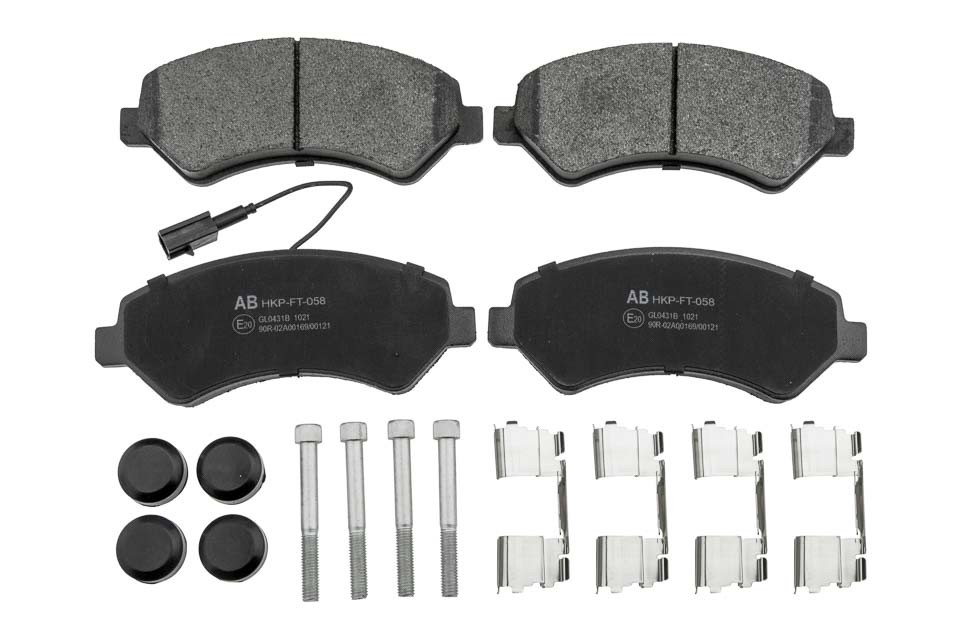 ALPHA BRAKES BREMSBELÄGE VORDERACHSE passend für FIAT DUCATO 06-, CITROEN JUMPER 06-, PEUGEOT BOXER 06-