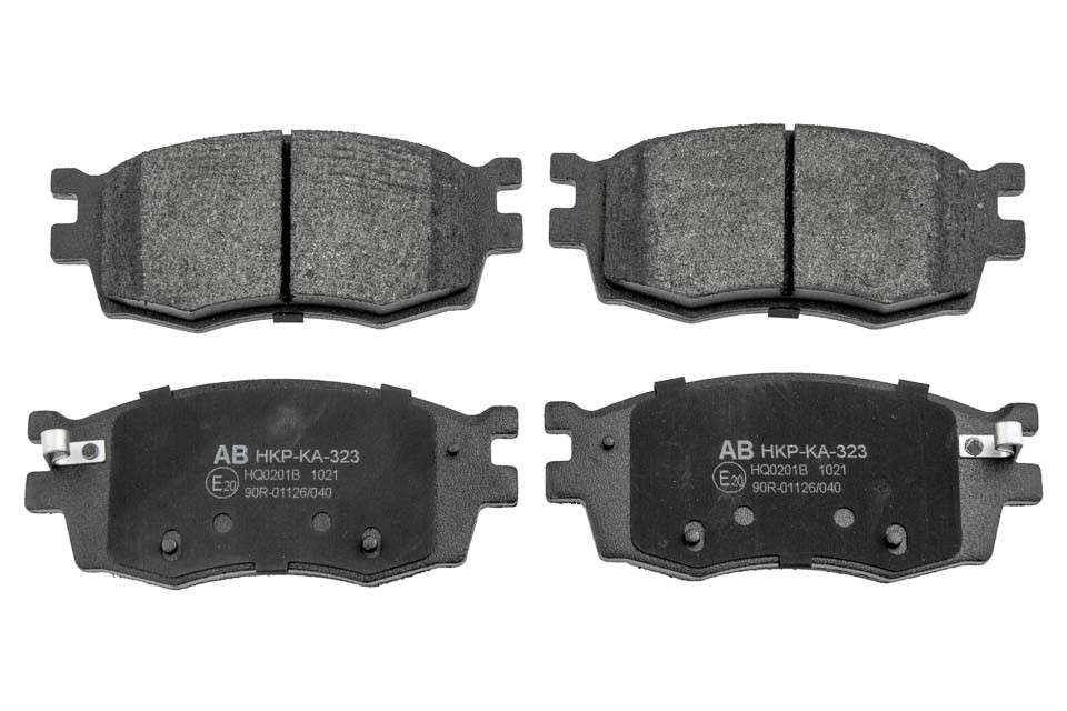 ALPHA BRAKES BREMSBELÄGE VORDERACHSE passend für KIA RIO III 04-, HYUNDAI ACCENT VERNA 06-, I20 08-