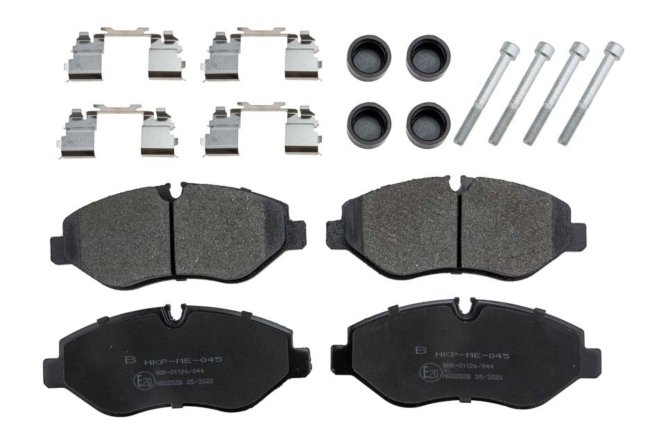 ALPHA BRAKES BREMSBELÄGE VORDERACHSE passend für MERCEDES VITO 08-, VIANO 08-, SPRINTER 3,5T 06-, VW CRAFTER 3,5T 06-