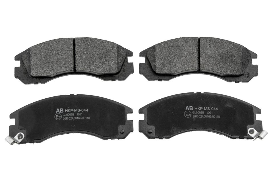 ALPHA BRAKES BREMSBELÄGE VORDERACHSE passend für MITSUBISHI GALANT EA3 00-, OUTLANDER 2WD 03-, ECLIPSE 00-