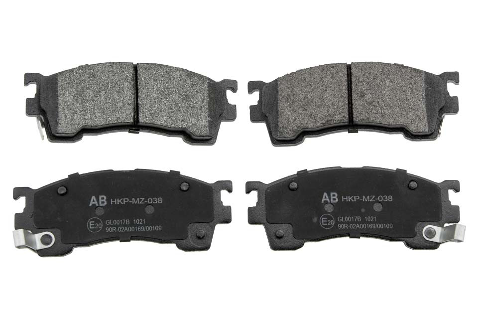ALPHA BRAKES BREMSBELÄGE VORDERACHSE passend für MAZDA 626 GE/GF/GW 91-, 323 BJ 1.8,2.0TDVI 98-, MX-6 91-