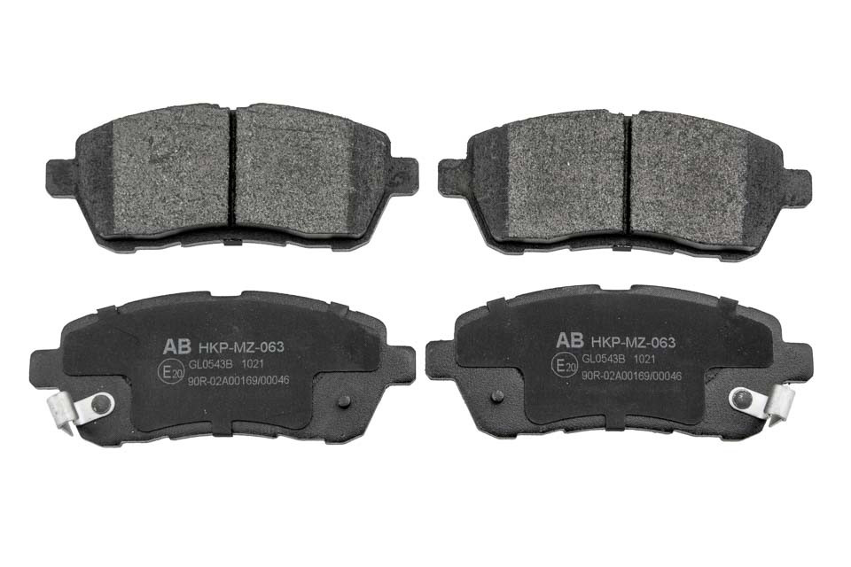 ALPHA BRAKES BREMSBELÄGE VORDERACHSE passend für MAZDA 2 07-, SUBARU JUSTY 07-, FORD FIESTA 08-