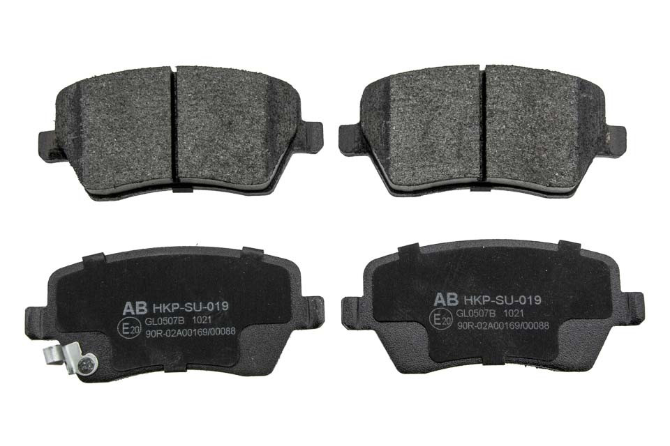 ALPHA BRAKES BREMSBELÄGE VORDERACHSE passend für SUZUKI SWIFT 05-, SPLASH 08-, NISSAN MICRA K13 10-, OPEL AGILA 08-