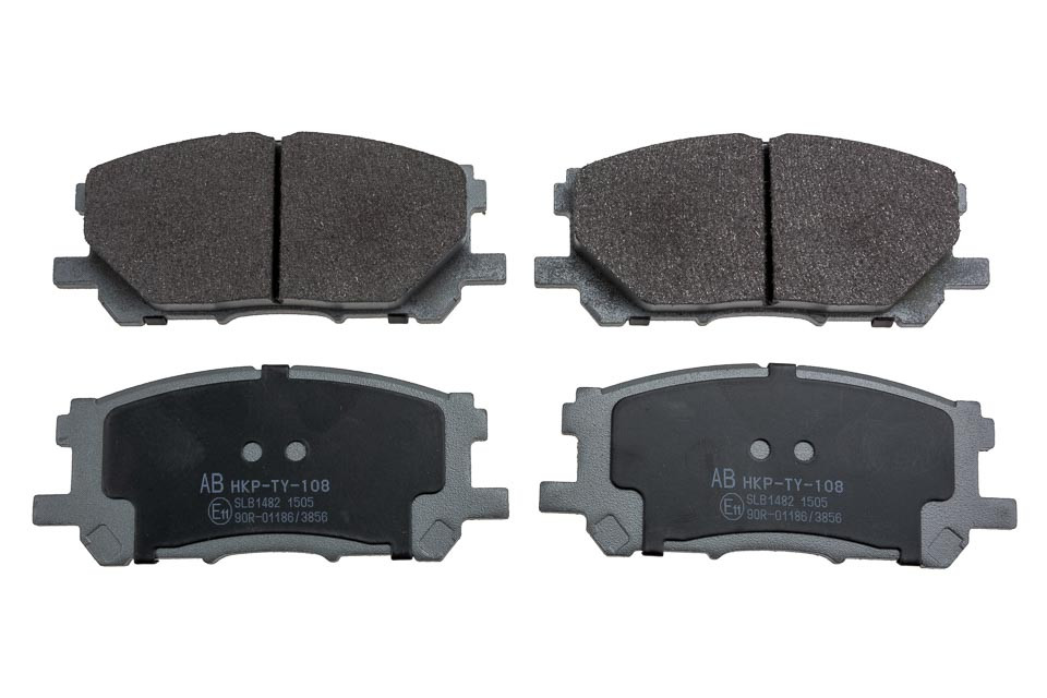 ALPHA BRAKES BREMSBELÄGE VORDERACHSE passend für TOYOTA LEXUS RX300 3.0 V6,3.3 V6 03-, HIGHLANDER 3.3 V6 05-