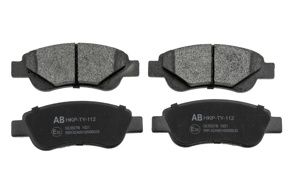 ALPHA BRAKES BREMSBELÄGE VORDERACHSE passend für TOYOTA AYGO 05-, CITROEN C1 05-, PEUGEOT 1007 05-