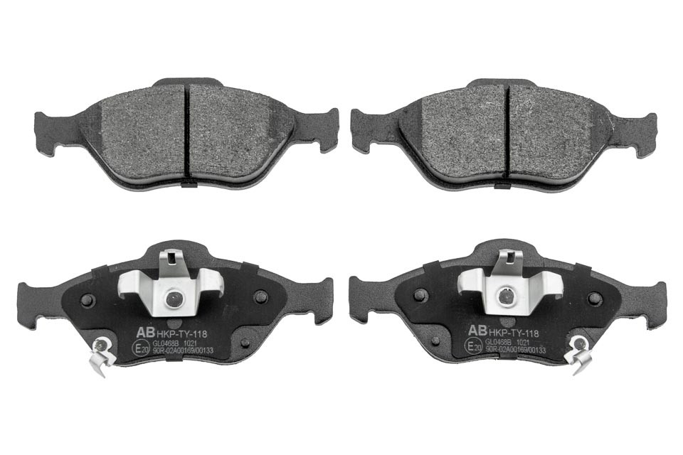 ALPHA BRAKES BREMSBELÄGE VORDERACHSE passend für TOYOTA YARIS FR 05- /SYSTEM ATE/