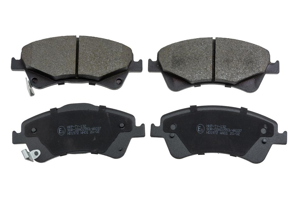 ALPHA BRAKES BREMSBELÄGE VORDERACHSE passend für TOYOTA AURIS UK 2.0D, 2.2TD 07-, AVENSIS 09-