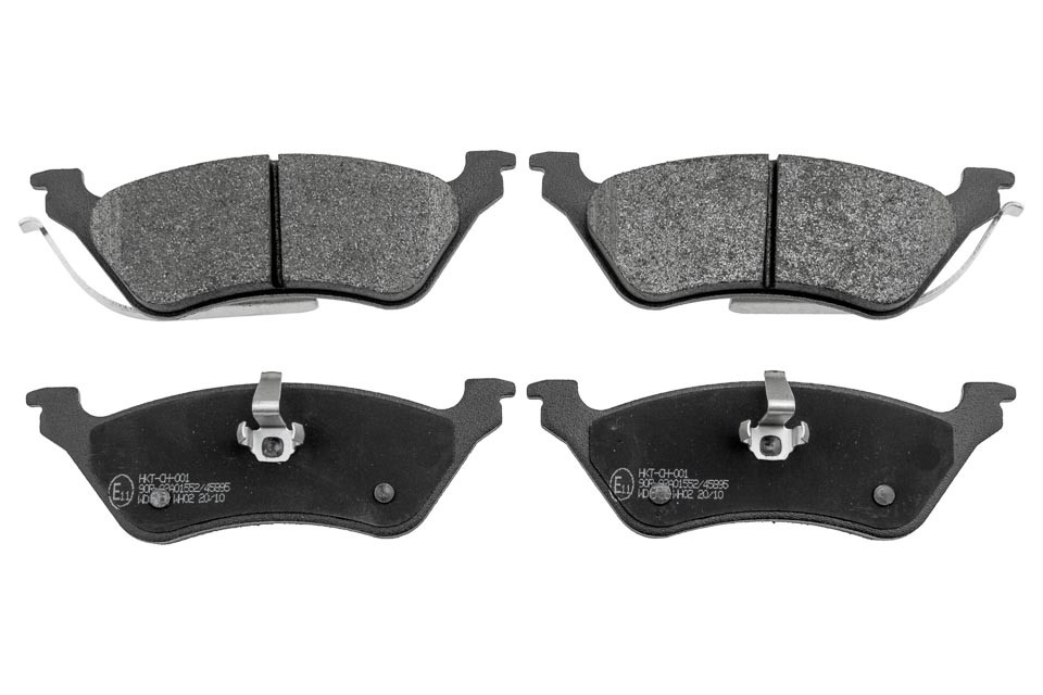 ALPHA BRAKES BREMSBELÄGE HINTERACHSE passend für CHRYSLER VOYAGER 00-, DODGE CARAVAN 00-, JEEP CHEROKEE 01-