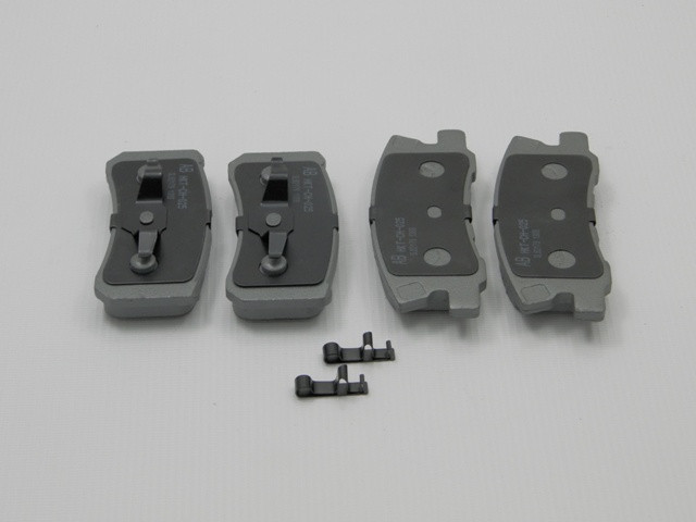 ALPHA BRAKES BREMSBELÄGE HINTERACHSE passend für DODGE CALIBER 06-, JEEP COMPASS 07-, PATRIOT 07-