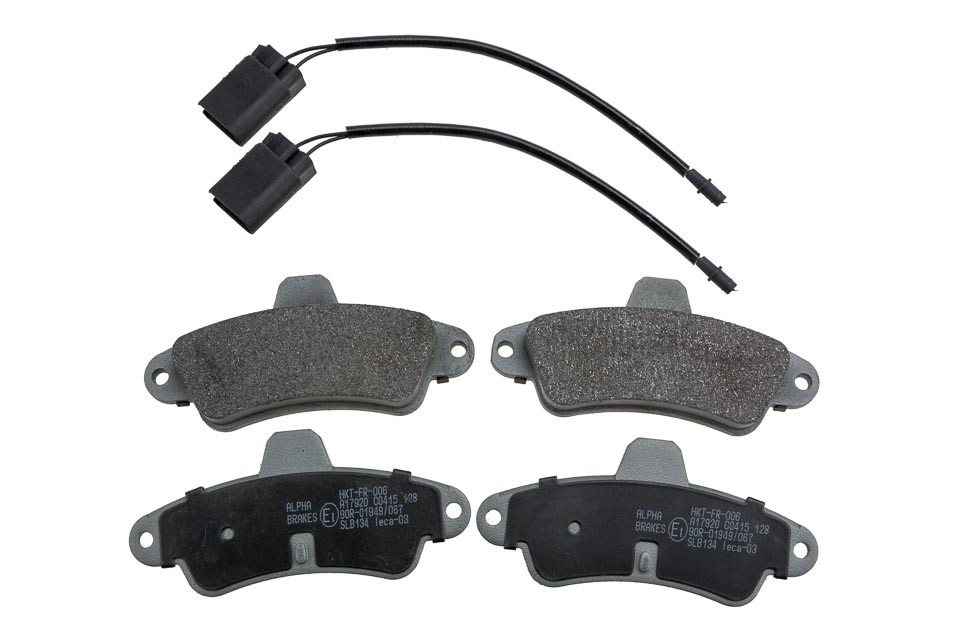 ALPHA BRAKES BREMSBELÄGE HINTERACHSE passend für FORD MONDEO I/II -00, COUGAR -01