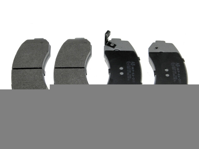 ALPHA BRAKES BREMSBELÄGE HINTERACHSE passend für KIA CEE'D 06-, RIO III /+ABS/ 05-, HYUNDAI I30 07-, ACCENT MC 06-