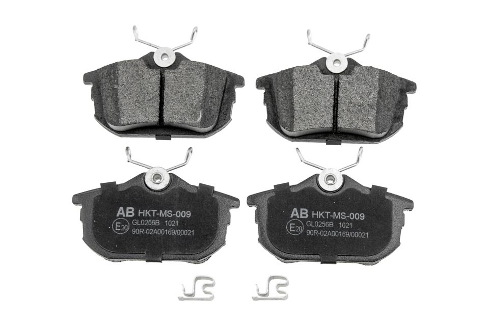 ALPHA BRAKES BREMSBELÄGE HINTERACHSE passend für MITSUBISHI CARISMA 99-, SPACE STAR 00-, COLT 06-, VOLVO S40 95-03