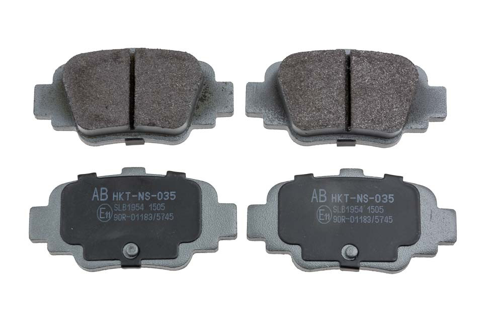 ALPHA BRAKES BREMSBELÄGE HINTERACHSE passend für NISSAN MICRA K11 93- /+ABS/