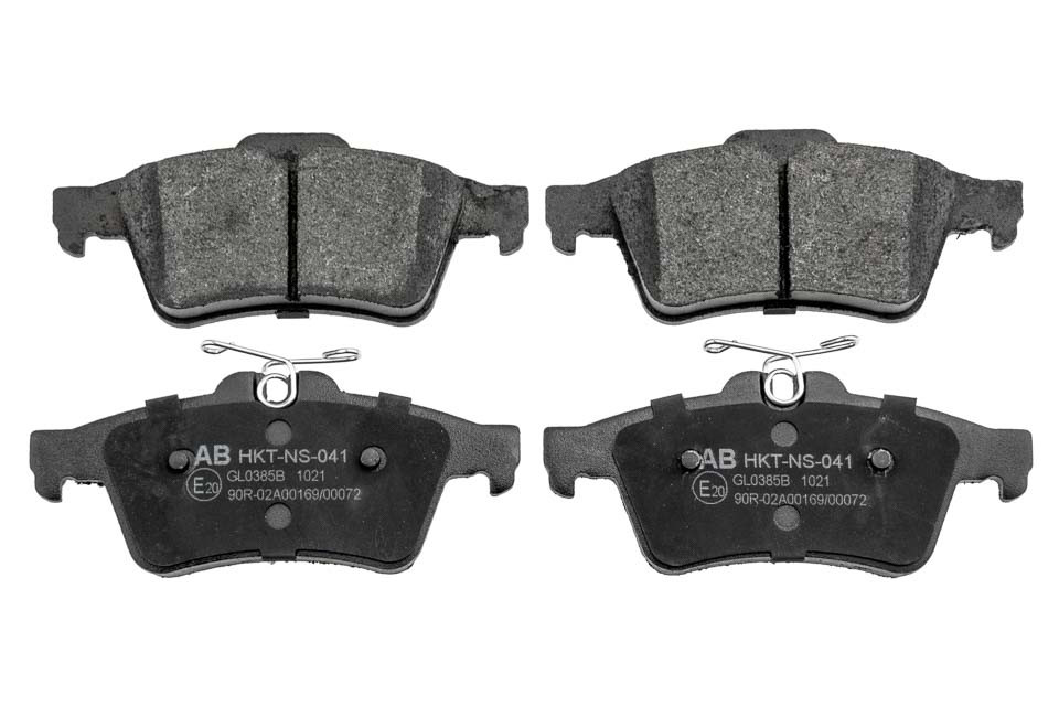 ALPHA BRAKES BREMSBELÄGE HINTERACHSE passend für NISSAN PRIMERA P12 01-, MAZDA 3 BK 02-
