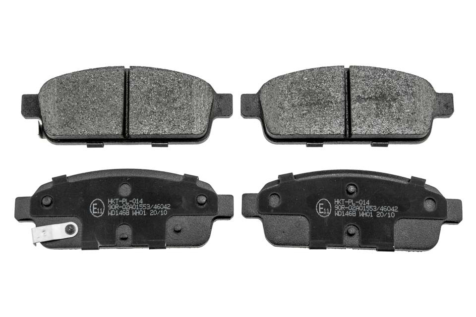 ALPHA BRAKES BREMSBELÄGE HINTERACHSE passend für OPEL ASTRA J 09-, CHEVROLET CRUZE 09- /FELGEN 15 16/