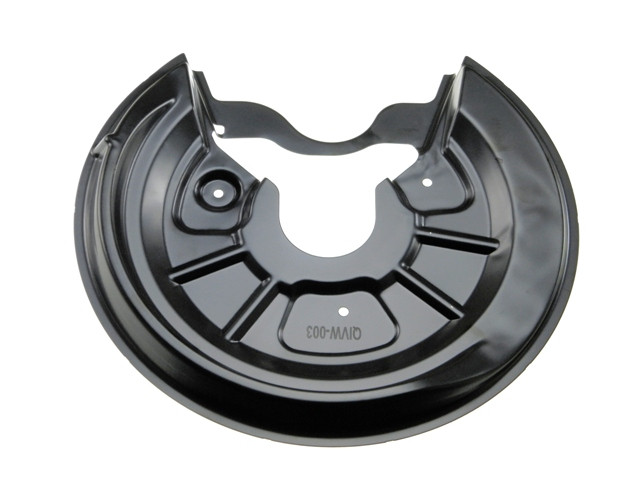 BREMSSATTELSCHUTZ passend für VW GOLF V 03-08, TOURAN -10, AUDI A3 03-10, SKODA OCTAVIA 04-10, SEAT LEON 05-10 TARCZA HAMULCOWA 282MM /HINTEN, RECHTS/
