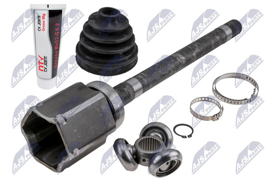 HARDYSCHEIBE, LÄNGSWELLE KARDANWELLE passend für FORD KUGA I 2.0TDCI 4WD 08-12/VORDERER,Rechts,Automatikgetriebe MPS6,6DCT450/